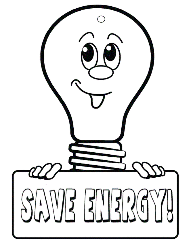 Save Electricity Drawings For Kids